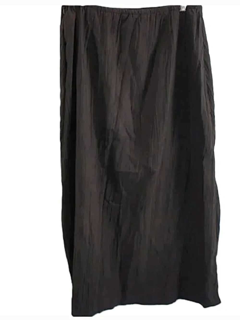 J.Jill Chocolate Brown Vegan Suede Crinkle Skirt size 12